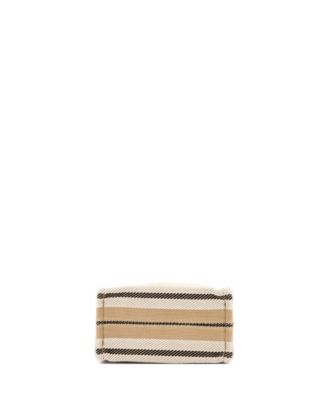 Small Cabas Thais Tote Striped Jacquard Textile