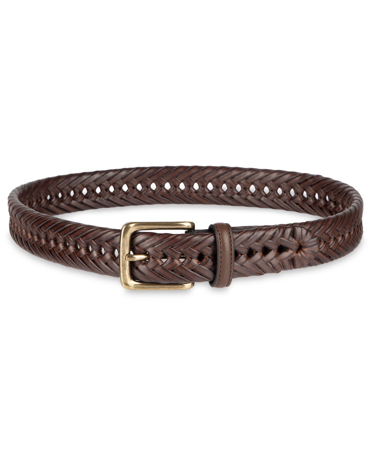 Ремень Tommy Hilfiger Classic Buckle Dress Belt для мальчиков, цвет: Коричневый — фото 3