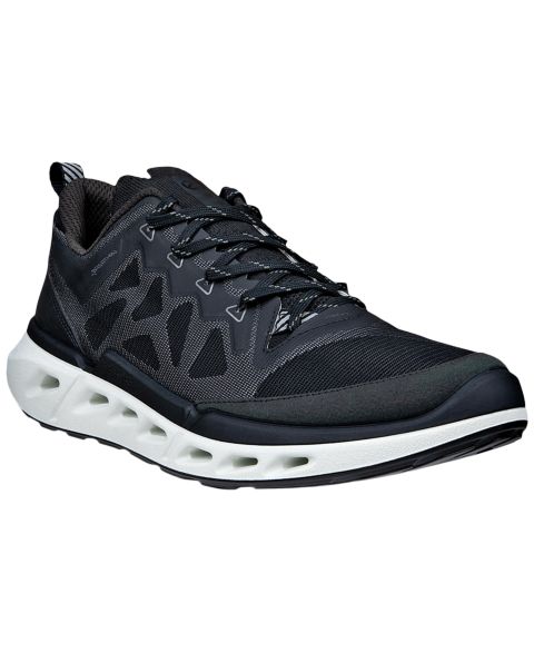 Мужские кроссовки Ecco Biom 720 с круглым носком, цвет: Чёрный / Яркий белый