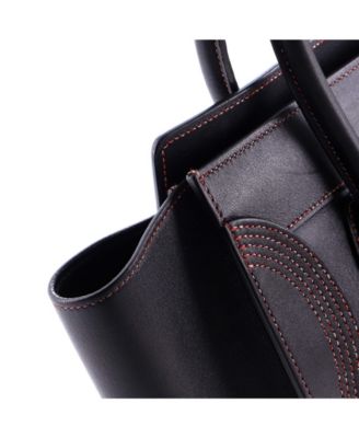 Micro Luggage Bag Smooth Leather