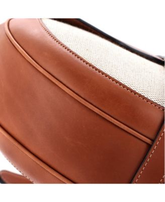 Medium Besace 16 Bag Canvas and Leather