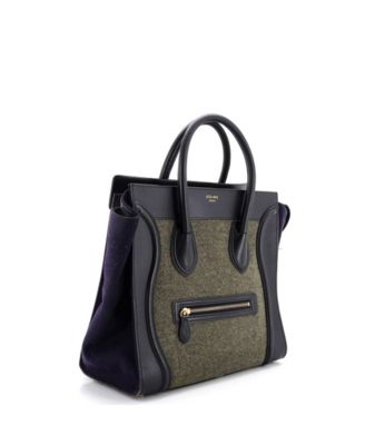 Mini Tricolor Luggage Bag Felt