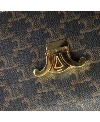 Small Triomphe Crossbody Bag Triomphe Coated Canvas