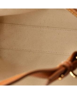 Small Vertical Cabas Tote Canvas with Leather