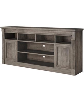 68" Farmhouse TV Stand for TVs up to 75", Entertainment Center, Open Storage Cabinets, Media Console