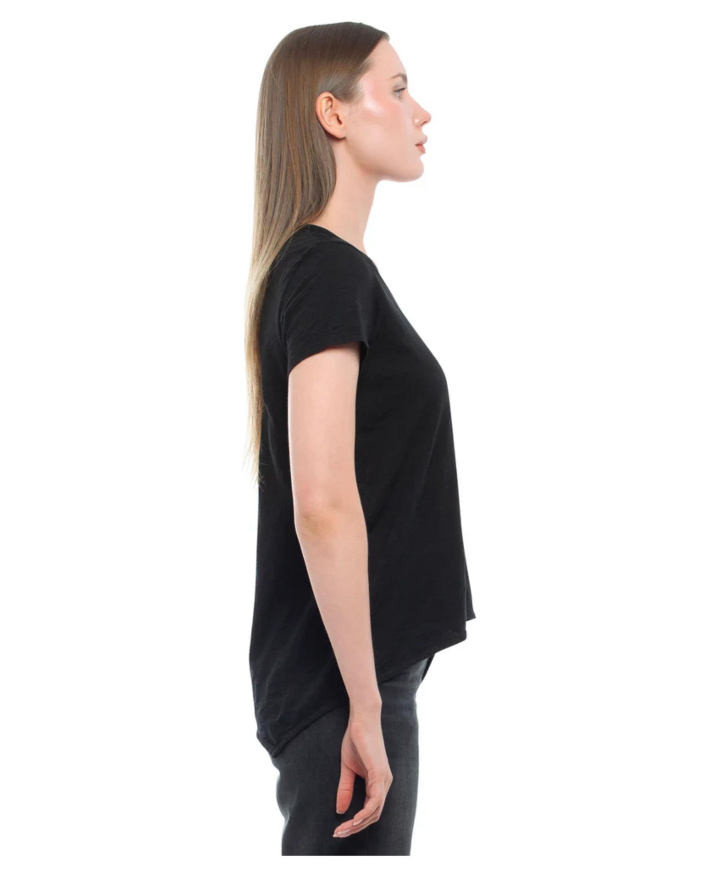 Женская футболка WILT Short Sleeve Shrunken Boyfriend, цвет: Чёрный — фото 3