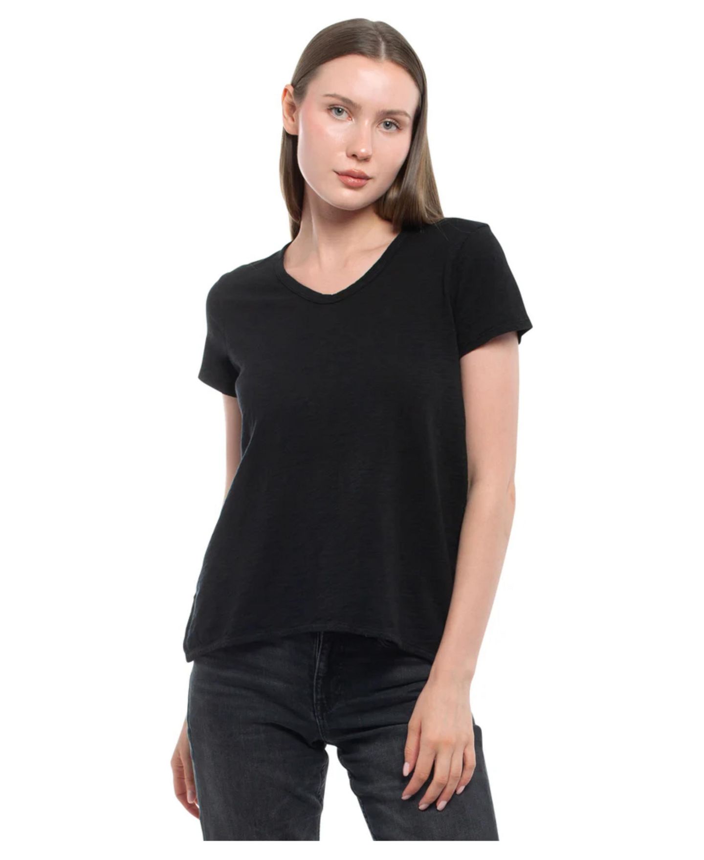 Женская футболка WILT Short Sleeve Shrunken Boyfriend, цвет: Чёрный — фото 1