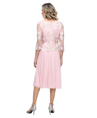 Petite Boat Neck Midi Dress