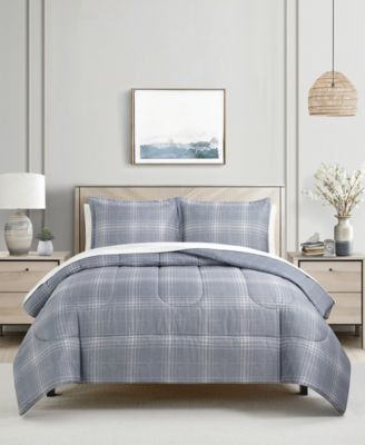 Benjamin Plaid Reversible 3-Pc. Comforter Sets