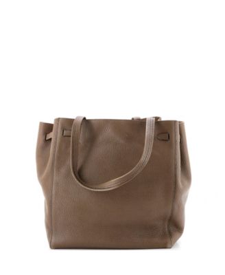 Medium Phantom Tie Cabas Tote Leather