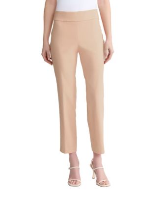 Women's Straight-Leg Pull-On Ankle Pants