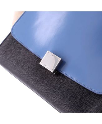 Small Trapeze Bag Leather with Patent