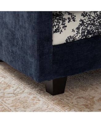 4-Piece L-Shaped Sectional Sofa with Ottoman, High Headrest Design