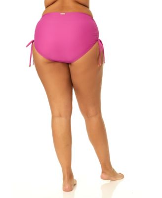 Plus Size Montevideo High-Waist Swim Bottoms