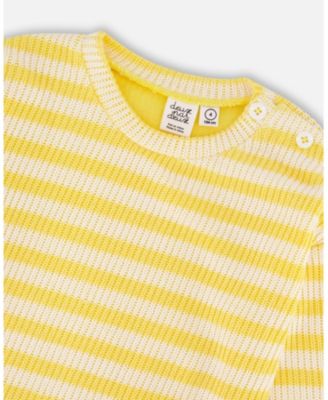 Little Girls Striped Sweater