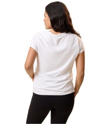 Maternity Slim Fit Modal Crewneck Nursing T-shirt