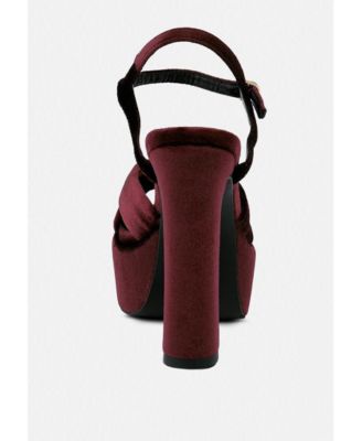 LIDDEL Womens Platform Heel Sandals