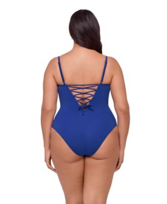 Women's Sculpting Corset Underwire One-Piece Swimsuit