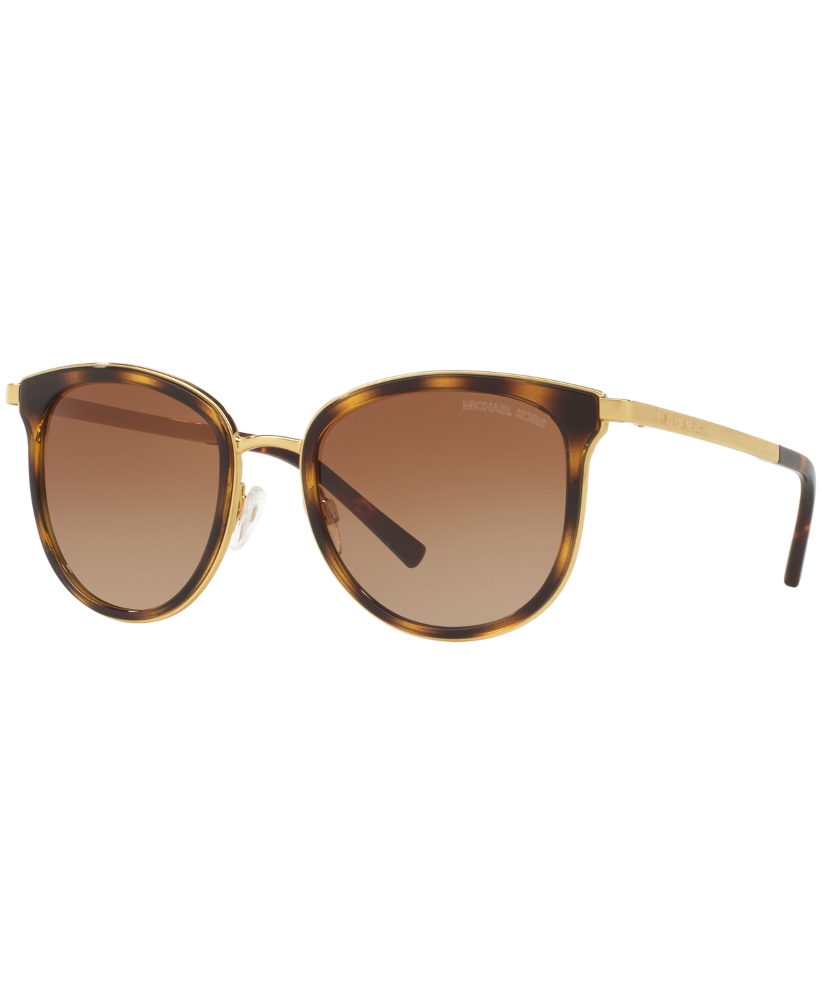 Shop Michael Kors Adrianna I Sunglasses, Mk1010 In Tortoise Gold,brown Gradient