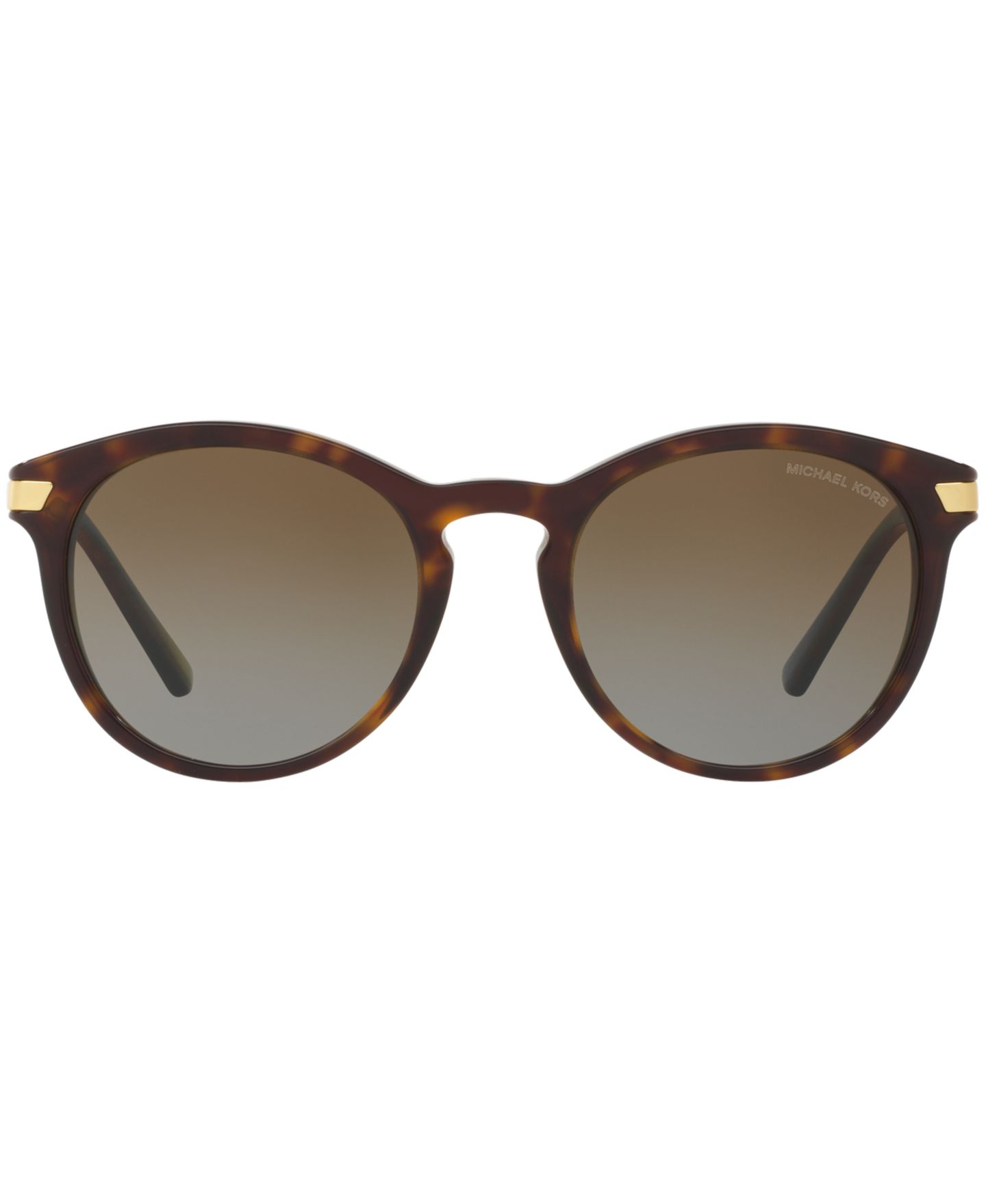 Женские солнцезащитные очки Michael Kors Polarized, MK2023, цвет: Черепаховый / Коричневый градиентный — фото 2