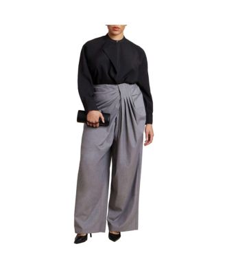 Women's Draped Pleat Detail Trouser
