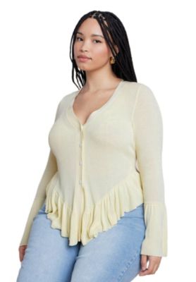 Women's Ruffle Cardigan
