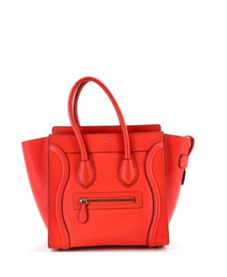 Micro Luggage Bag Grainy Leather