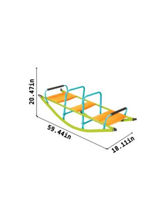 Kids Seesaw Plastic Seat Playground Equipment