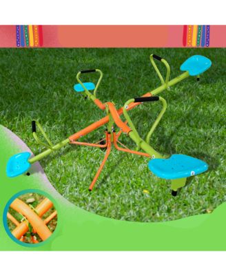 Kids Seesaw Plastic Seat Playground Equipment