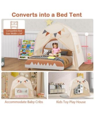 Kids Play Tent Bed Tent with String Lights Extra Large Playhouse