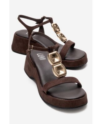 Women's Shoes Matt Platform Sandal
