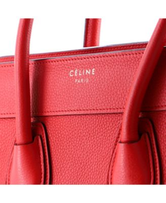 Micro Luggage Bag Grainy Leather