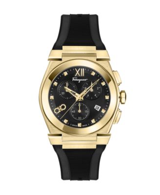 Men's IP Yellow Gold Stainless Steel Bracelet Watch, 40mm