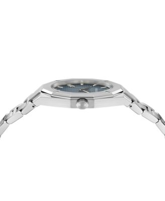 Men's Silver Stainless Steel Bracelet Watch, 40mm