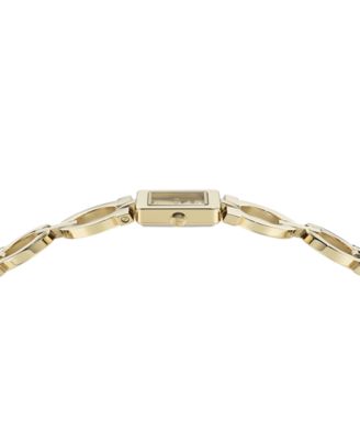 Women's Gold Stainless Steel Bracelet Watch, 19x19mm