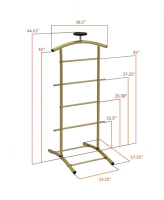 - Lebedev Metal Suit Valet Stand, Clothes Rack