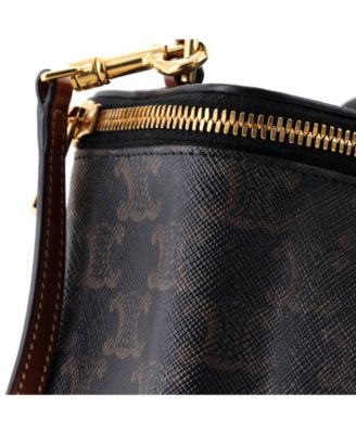 Mini Top Handle Square Vanity Case Triomphe Coated Canvas