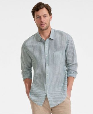 Men's Long Sleeve Linen Shirt