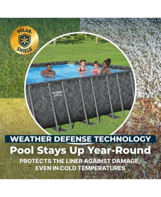 APX 365 Rectangular Above Ground Swimming Pool Set