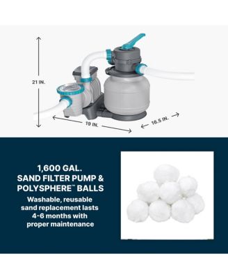 APX 365 Rectangular Above Ground Swimming Pool Set