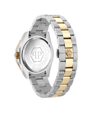 Men's Aquastorm Two-Tone Stainless Steel Bracelet Watch, 44mm