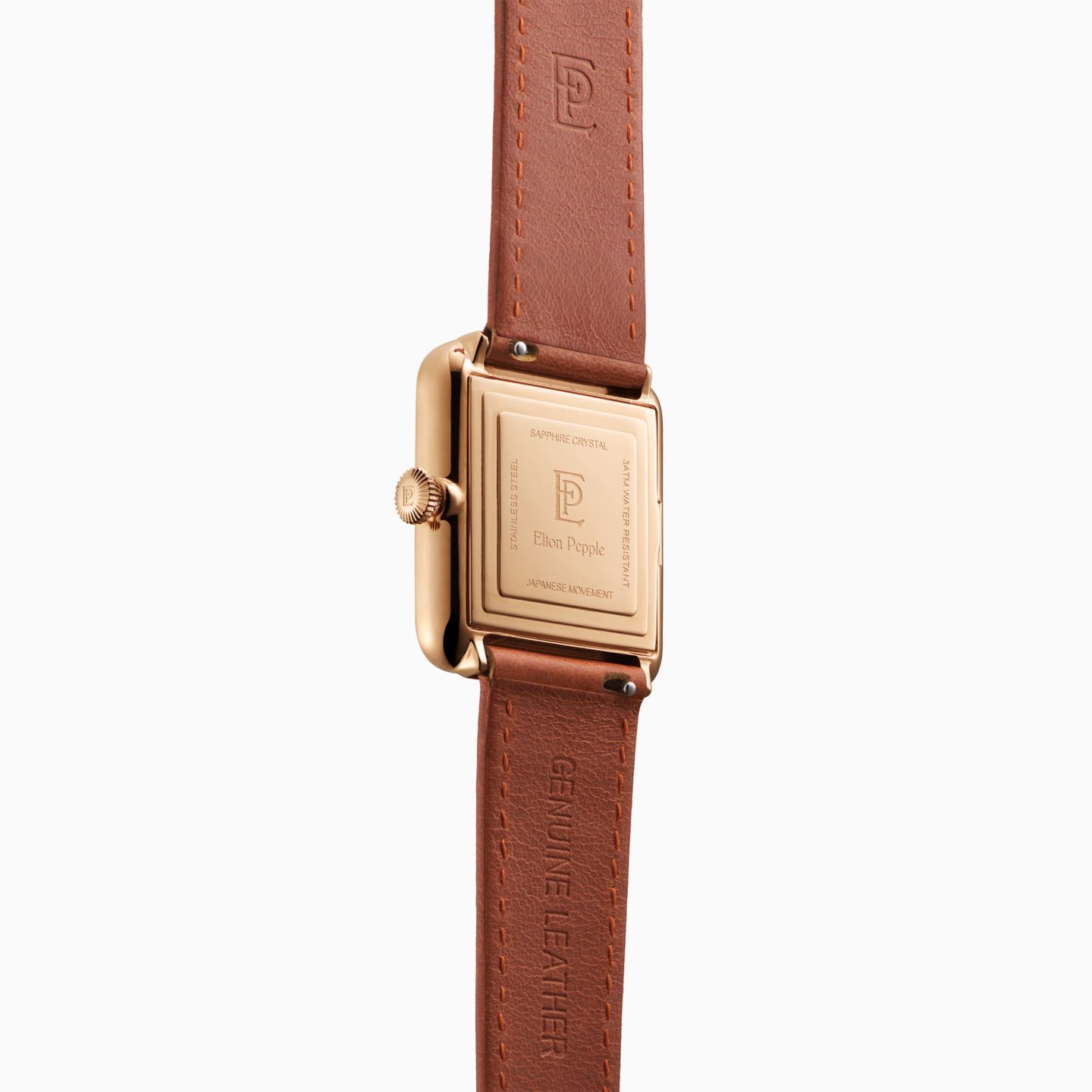 Женские часы Elton Pepple Classic Montclare - Edgewater, 32mm, цвет: Чёрный / Коричневый — фото 2