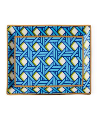 Basketweave 7" Rectangle Tray