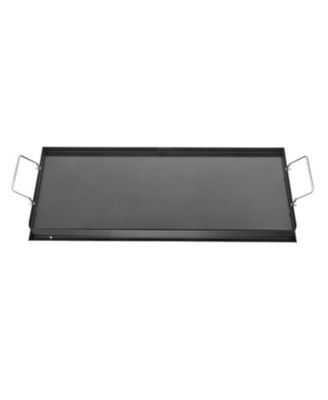 32 x 14 Inch Carbon Steel Griddle Plate for Gas Grill with Handles