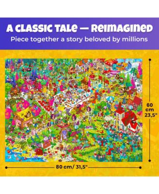 1000 Piece Puzzle for Adults Hood — Fantasy Adult Puzzles with Secret Tasks & Fairy Tale Audio Story for Deep Relaxation