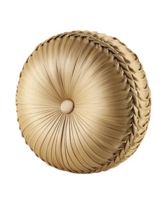 Napoleon Tufted Decorative Pillow, 15" Round