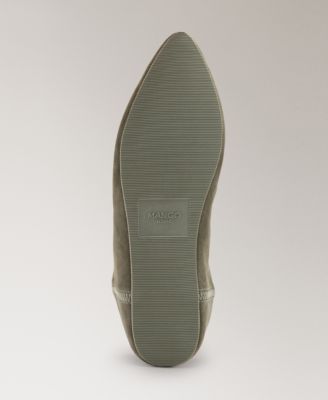 Women's Stitching Detail Leather Clogs