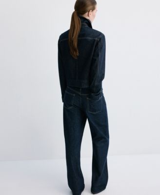 Women's Pockets Fitted Denim Jacket