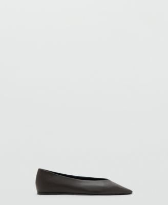 Women's Flat Leather Pointed Toe Shoes