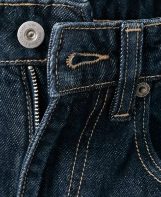 Women's Turn-Up Hem Wide Leg Jeans